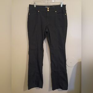 Nine West Women's Boot Cut Jeans with Gold Accents Sz 10